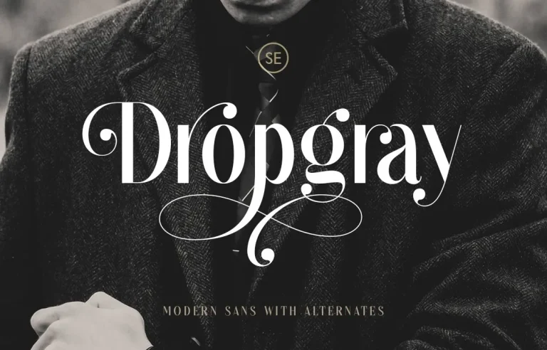 Dropgray Font Free Download