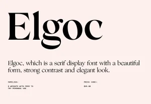 Elgoc Font Free Download