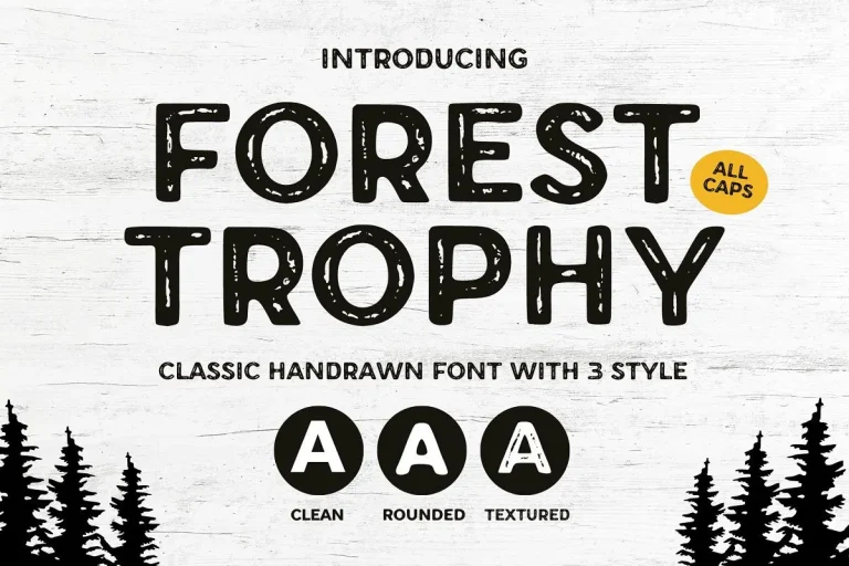 Forest Trophy Font Free Download