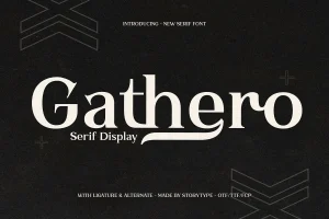 Gathero Font Free Download
