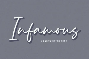 Infamous Font Free Download