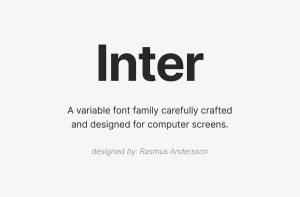 Inter Font Free Download