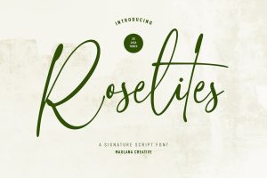 Roselites Font Free Download