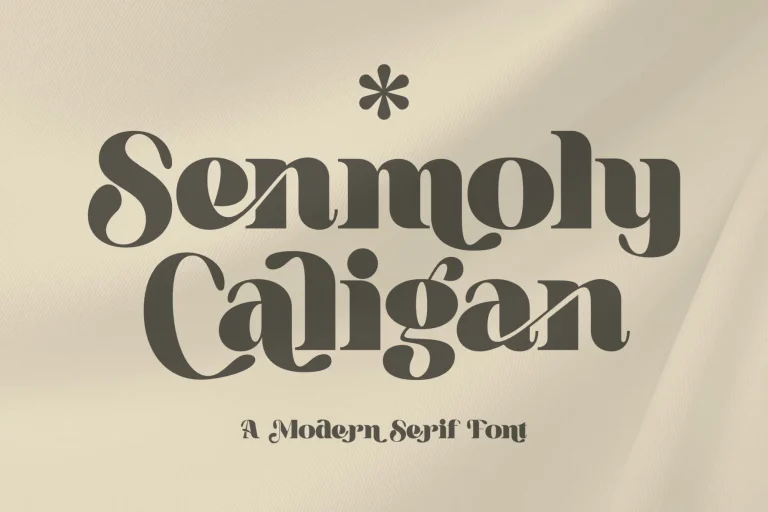 Senmoly Caligan Font Free Download