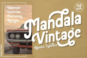 Mandala Vintage Font Free Download